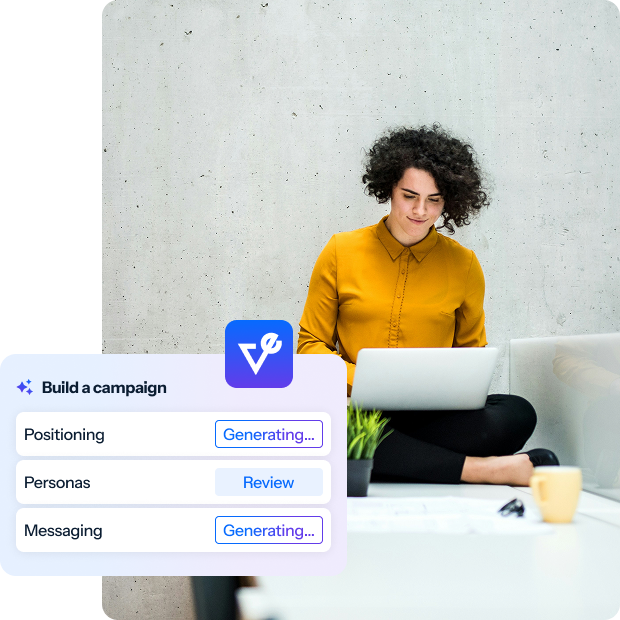 Build a campaign foundation with positioning, messaging, and personas